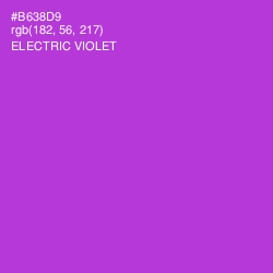 #B638D9 - Electric Violet Color Image