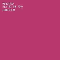 #B63A6D - Hibiscus Color Image