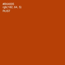 #B64005 - Rust Color Image