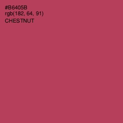 #B6405B - Chestnut Color Image