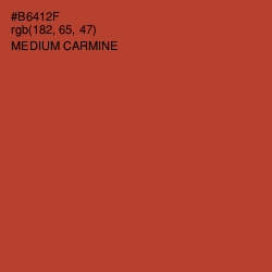 #B6412F - Medium Carmine Color Image