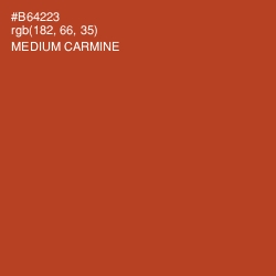 #B64223 - Medium Carmine Color Image