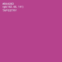 #B6428D - Tapestry Color Image