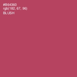 #B64360 - Blush Color Image