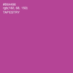 #B64496 - Tapestry Color Image
