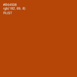 #B64508 - Rust Color Image