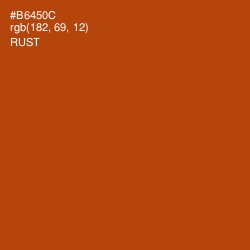 #B6450C - Rust Color Image