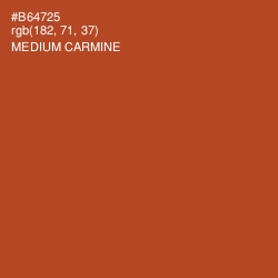 #B64725 - Medium Carmine Color Image