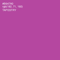 #B647A0 - Tapestry Color Image