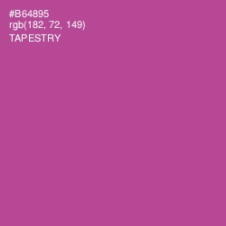 #B64895 - Tapestry Color Image