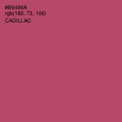 #B6496A - Cadillac Color Image