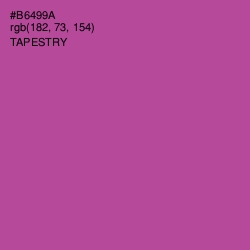 #B6499A - Tapestry Color Image