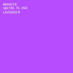 #B64CFE - Lavender Color Image