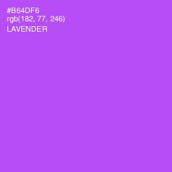 #B64DF6 - Lavender Color Image