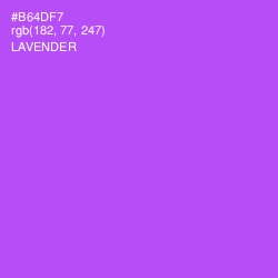 #B64DF7 - Lavender Color Image