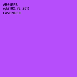 #B64EFB - Lavender Color Image