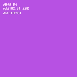 #B651E4 - Amethyst Color Image