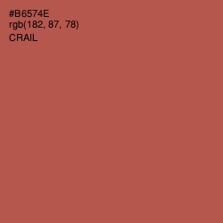 #B6574E - Crail Color Image