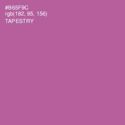 #B65F9C - Tapestry Color Image