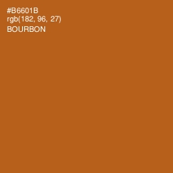 #B6601B - Bourbon Color Image