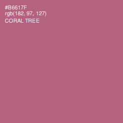 #B6617F - Coral Tree Color Image