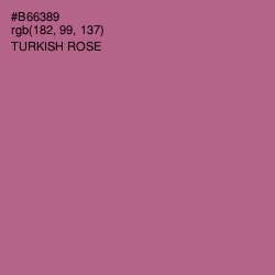 #B66389 - Turkish Rose Color Image