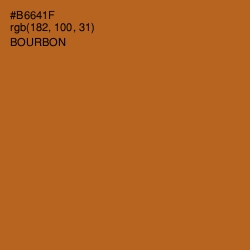 #B6641F - Bourbon Color Image