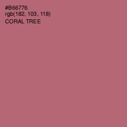 #B66776 - Coral Tree Color Image