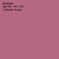 #B66A84 - Turkish Rose Color Image