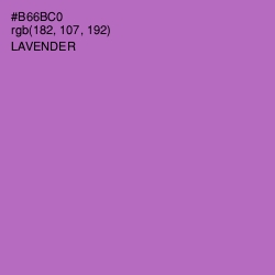 #B66BC0 - Lavender Color Image