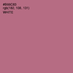 #B66C83 - Turkish Rose Color Image