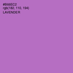#B66EC2 - Lavender Color Image
