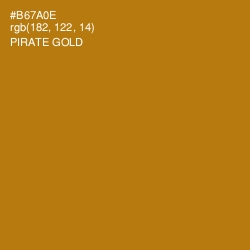 #B67A0E - Pirate Gold Color Image