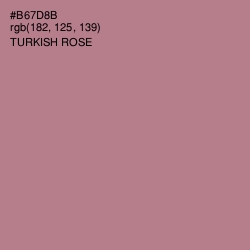 #B67D8B - Turkish Rose Color Image