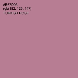 #B67D93 - Turkish Rose Color Image