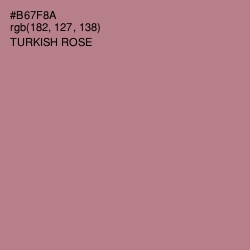 #B67F8A - Turkish Rose Color Image