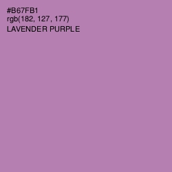#B67FB1 - Lavender Purple Color Image