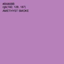 #B680BB - Amethyst Smoke Color Image