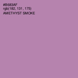 #B683AF - Amethyst Smoke Color Image