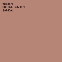 #B68575 - Sandal Color Image