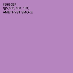 #B685BF - Amethyst Smoke Color Image