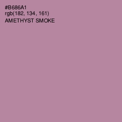 #B686A1 - Amethyst Smoke Color Image