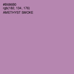 #B686B0 - Amethyst Smoke Color Image