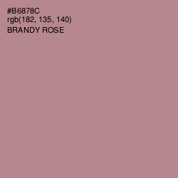 #B6878C - Brandy Rose Color Image