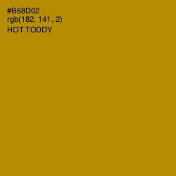 #B68D02 - Hot Toddy Color Image