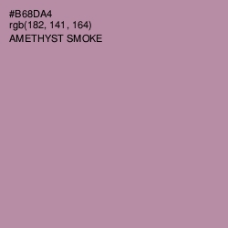 #B68DA4 - Amethyst Smoke Color Image