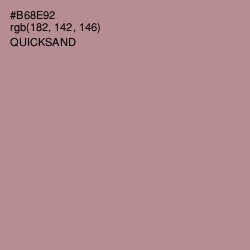 #B68E92 - Quicksand Color Image
