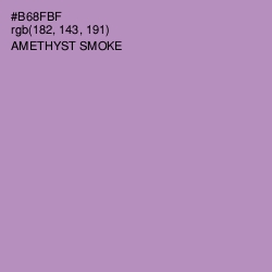 #B68FBF - Amethyst Smoke Color Image