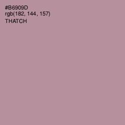 #B6909D - Thatch Color Image