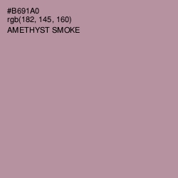 #B691A0 - Amethyst Smoke Color Image